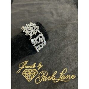 Park Lane ERT`E Bracelet Clear And Aurora Borealis Austrian Crystals J134